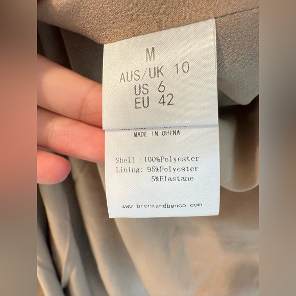 NWOT BRONX AND BANCO Allegra Gold Sequin Maxi Dress - Picture 15 of 16